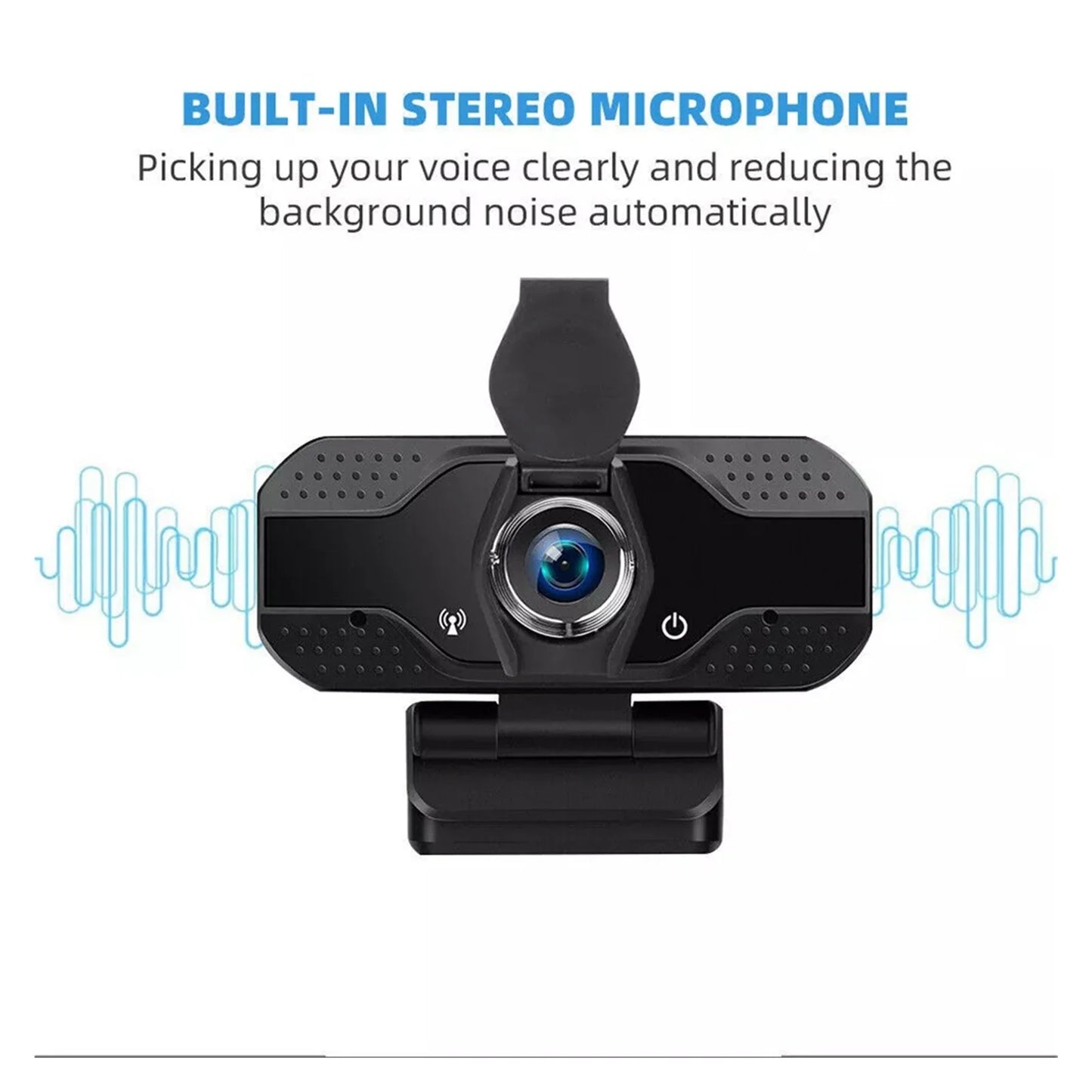 1080P Full HD Web Camera With Universal Clips Webcam Full Hd Microphone