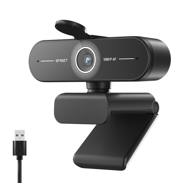 1080P Webcam with Fast AutoFocus, HD Webcam for PC, Webcam for Laptop, Computer Camera