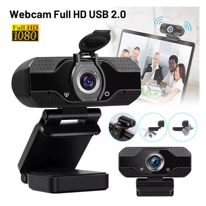 1080P Full HD Web Camera With Universal Clips  Webcam Full Hd Microphone